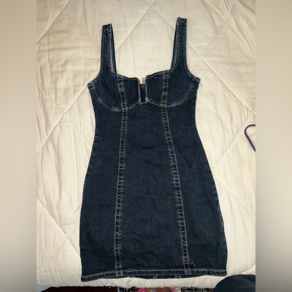 True religion brand new denim dress XS